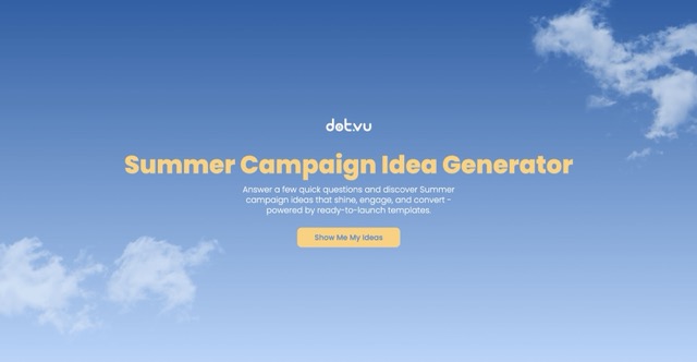 Summer Campaign Idea Generator